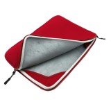 Neoprenové pouzdro FIXED Sleeve pro notebooky o úhlopříčce do 14", červené