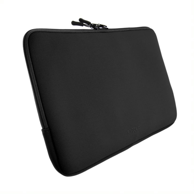 Neoprenové pouzdro FIXED Sleeve pro notebooky o úhlopříčce do 14", černá