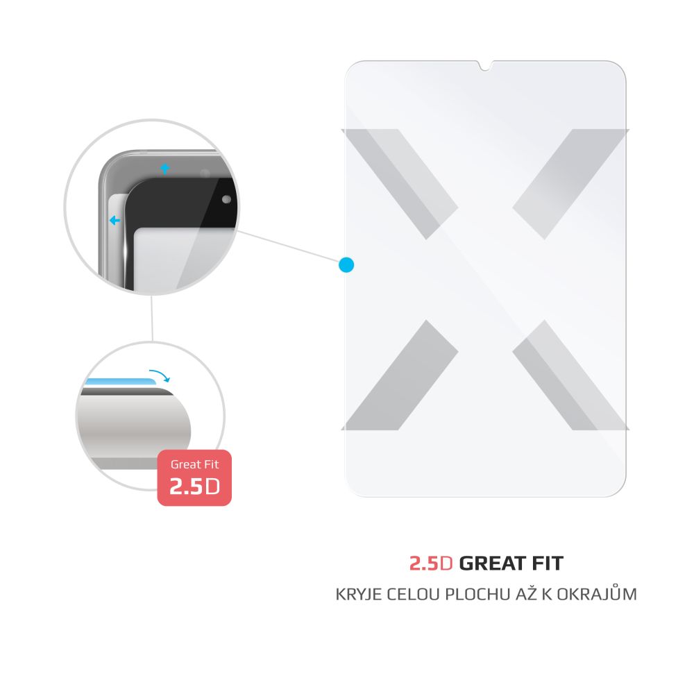 Ochranné tvrzené sklo FIXED pro Samsung Galaxy Tab S9 FE+, čirá