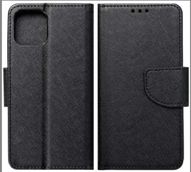 Pouzdro kniha Fancy pro Xiaomi Redmi Note 12 4G, černá