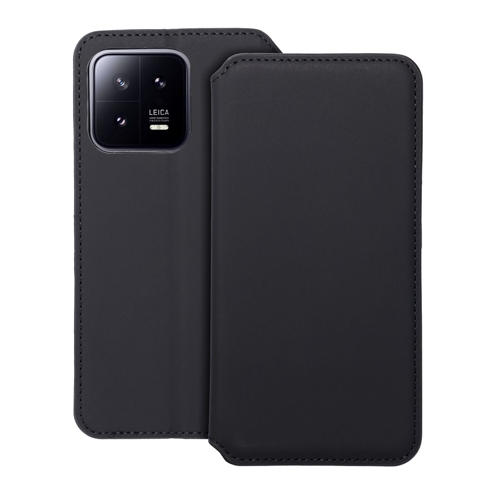 Flipové pouzdro Dual Pocket pro Xiaomi Redmi Note 12 5G, černá