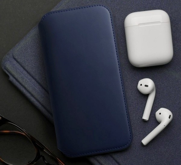 Pouzdro Dual Pocket pro Xiaomi Redmi Note 12 4G, tmavě modrá