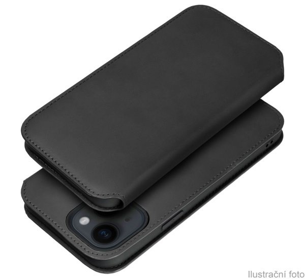 Flipové pouzdro Dual Pocket pro Xiaomi Redmi Note 12 4G, černá
