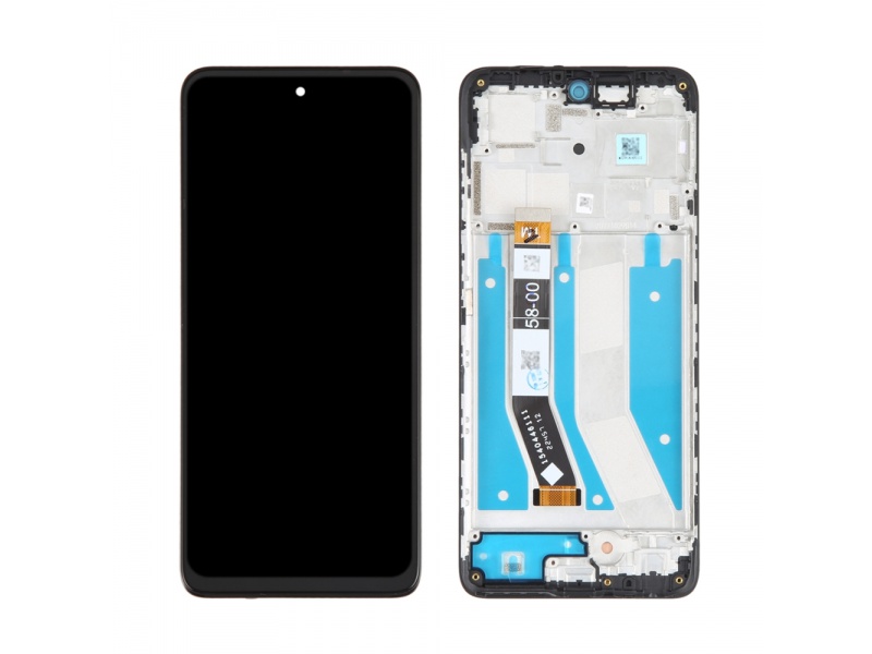 LCD + dotyk + rámeček pro Motorola Moto G73 5G, černá (Service Pack)