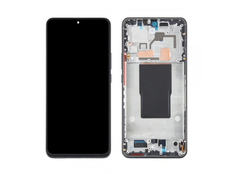 LCD + dotyk + rámeček pro Xiaomi 12T Pro / 12T 5G (2022), černá (Service Pack)