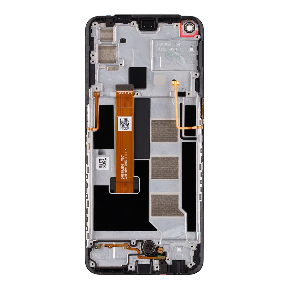 LCD + dotyk + přední kryt pro Realme 7 5G, black (Service Pack)