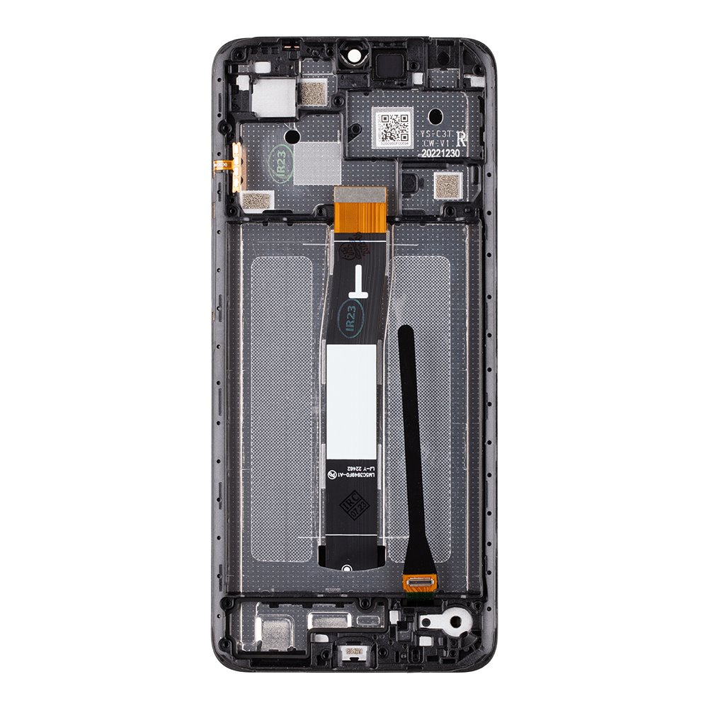 LCD + dotyk + přední kryt pro Xiaomi Redmi 12C, black