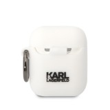 Karl Lagerfeld 3D Logo NFT Karl Airpods 1/2, White