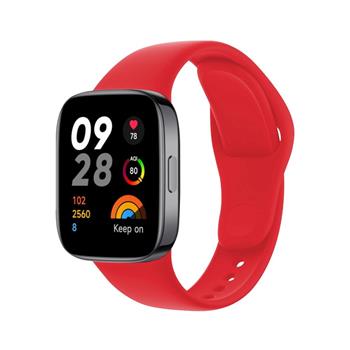 Silikonový řemínek FIXED Silicone Strap pro Xiaomi Redmi Watch 3, červená