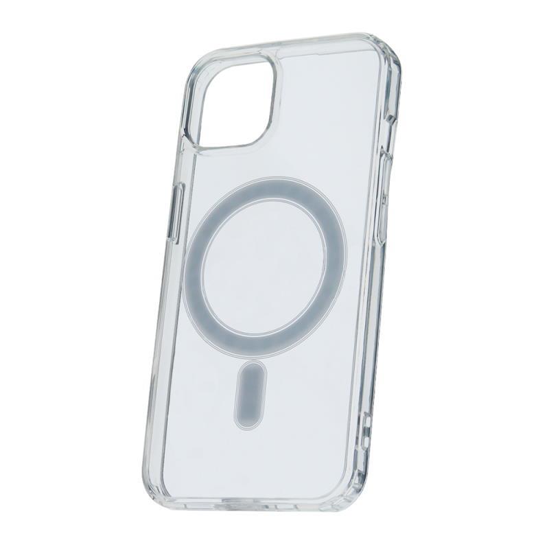 Silikonové TPU pouzdro Mag Anti Shock 1,5 mm pro Apple iPhone 14 Plus, transparentní