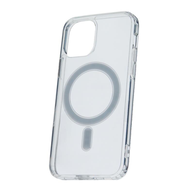 Silikonové TPU pouzdro Mag Anti Shock 1,5 mm pro Apple iPhone 12/12 Pro, transparentní