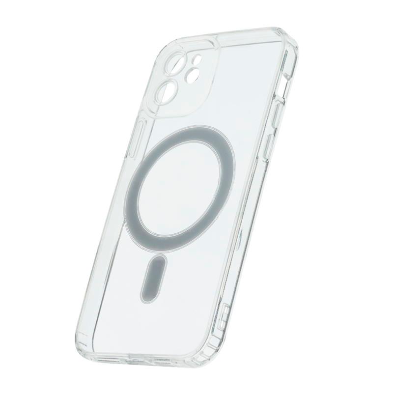Silikonové TPU pouzdro Mag Anti Shock 1,5 mm pro Apple iPhone 12, transparentní