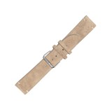 Kožený RhinoTech řemínek Genuine Suede Leather Quick Release 20mm, béžová