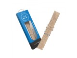 RhinoTech univerzální řemínek Genuine Suede Leather Quick Release 20mm béžový