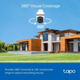 TP-Link Tapo C510W - Venkovní WiFi kamera PTZ dome, 3MP ( (2304 × 1296), ONVIF