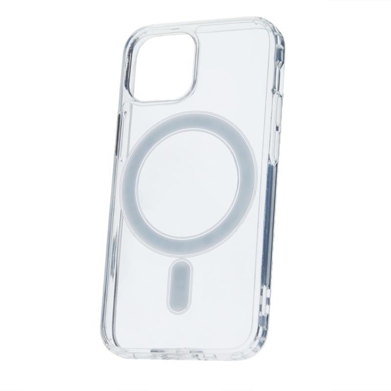 Silikonové TPU pouzdro Mag Anti Shock 1,5 mm pro iPhone 13 mini, transparentní