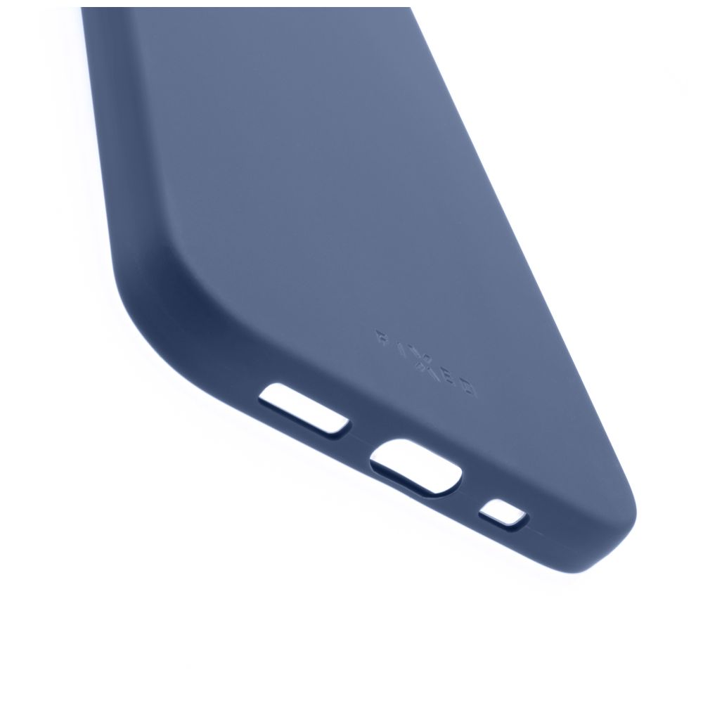 Zadní pogumovaný kryt FIXED Story pro Apple iPhone 15 Pro Max, modrý