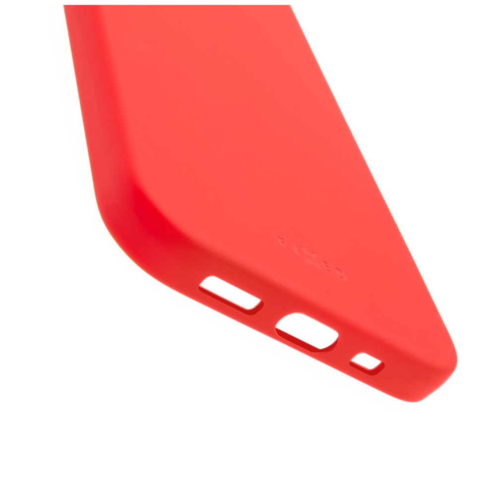 Zadní pogumovaný kryt FIXED Story pro Apple iPhone 15, červený