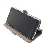 Tenké pouzdro typu kniha FIXED Topic pro ZTE Blade A73 5G, černé
