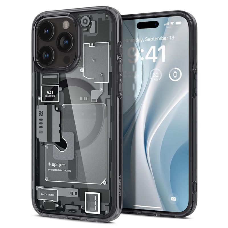 Levně Ochranný kryt Spigen Ultra Hybrid MagSafe pro iPhone 15 Pro Max, zero one