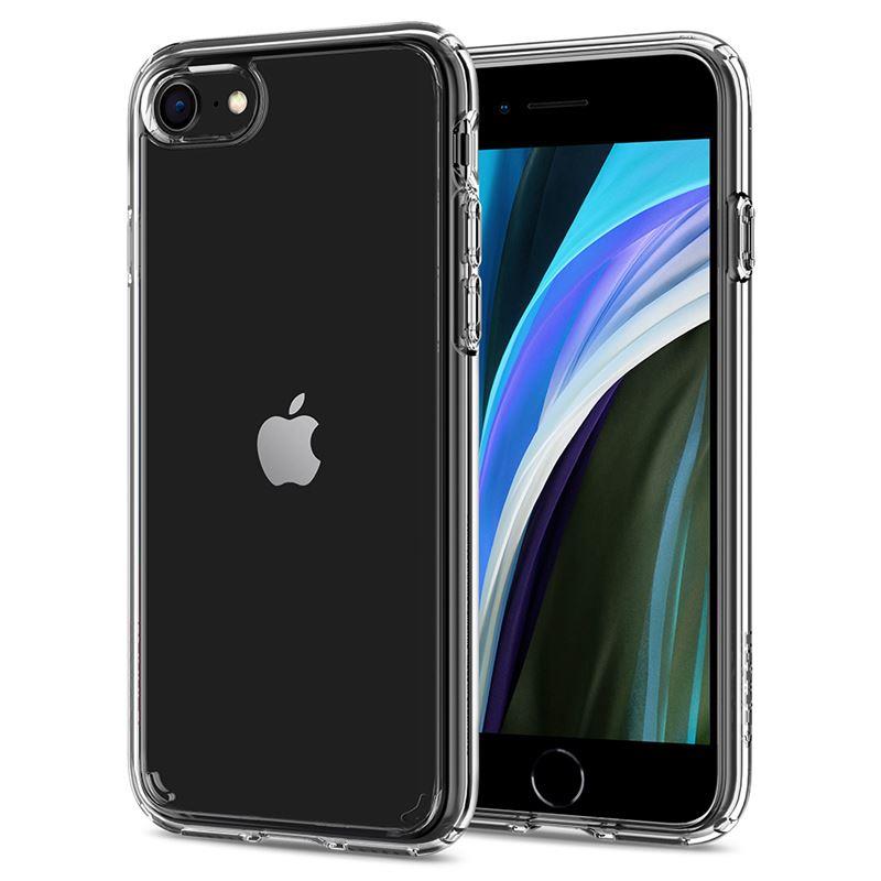 Ochranný kryt Spigen Crystal Hybrid pro Apple iPhone SE (2022/2020)/8/7, transparentní