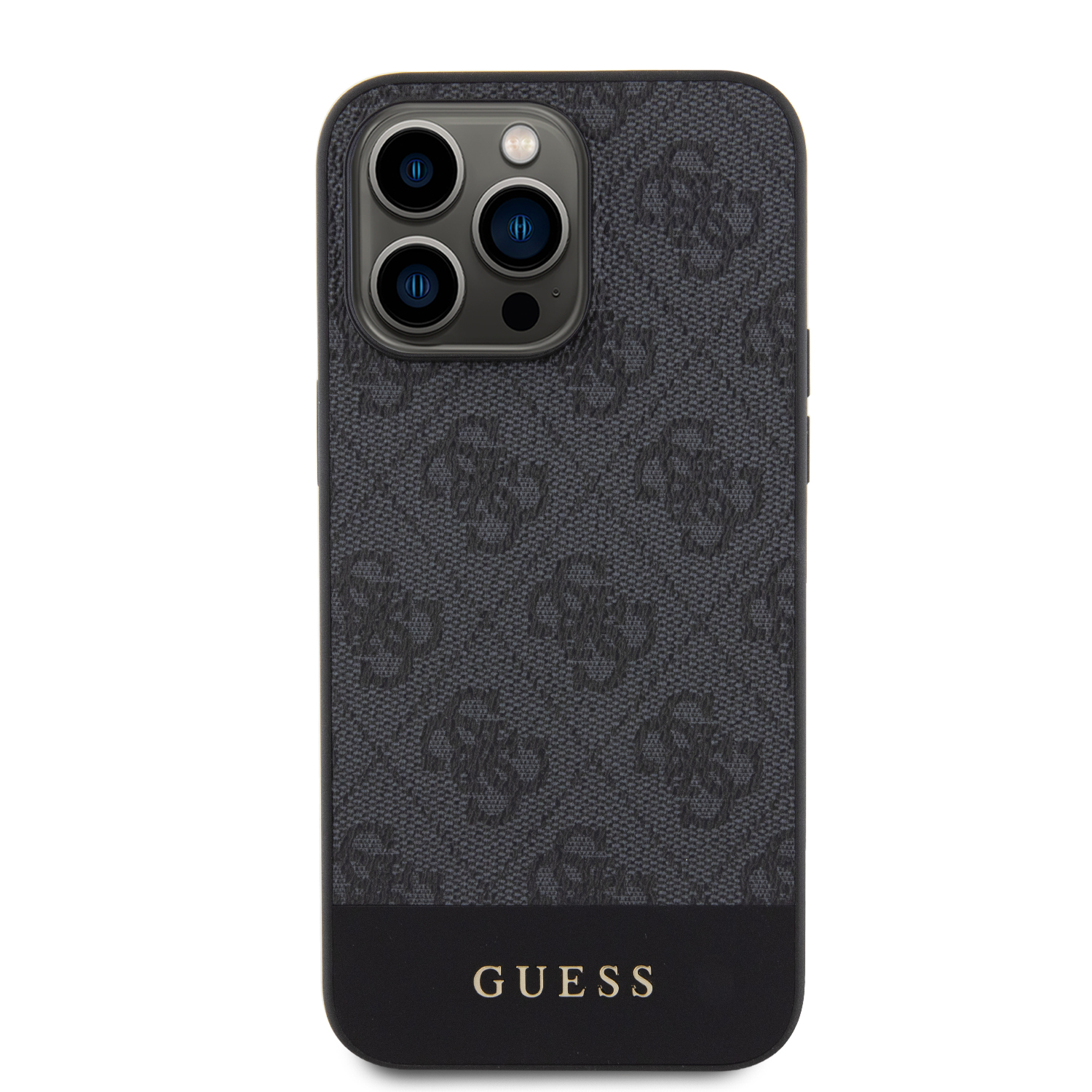 Levně Guess PU 4G Stripe MagSafe Zadní Kryt pro iPhone 15 Pro Max Black