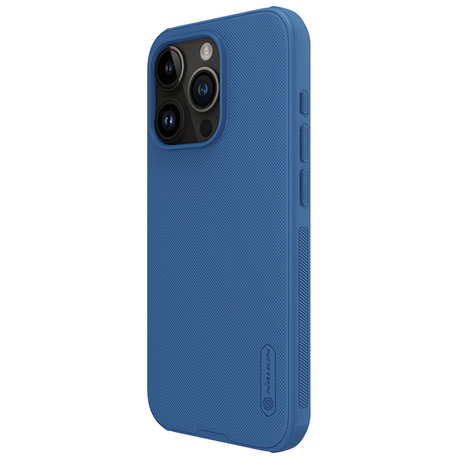 Nillkin Super Frosted PRO Zadní Kryt pro Apple iPhone 15 Pro Blue (Without Logo Cutout)