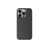 Ochranné pouzdro Epico Hybrid Carbon Magnetic s MagSafe pro Apple iPhone 15 černé