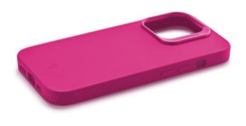 Levně Ochranný silikonový kryt Cellularline Sensation Plus pro Apple iPhone 15 Pro, růžová