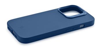 Ochranný silikonový kryt Cellularline Sensation Plus pro Apple iPhone 15, modrá