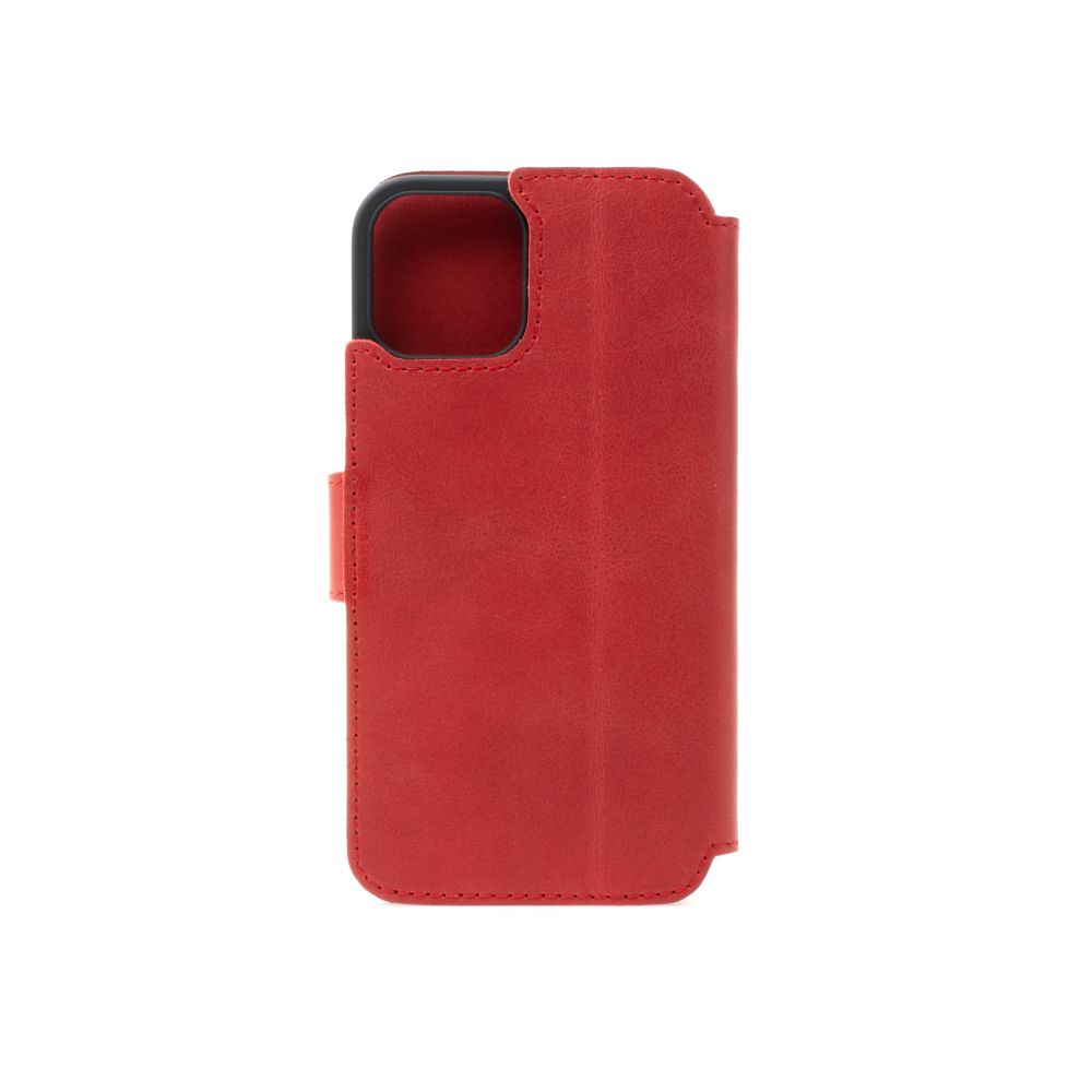 Kožené pouzdro typu kniha FIXED ProFit pro Apple iPhone 15 Pro Max, červené