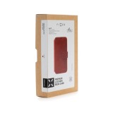 Kožené pouzdro typu kniha FIXED ProFit pro Apple iPhone 15 Plus, červené