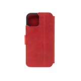 Kožené pouzdro typu kniha FIXED ProFit pro Apple iPhone 15 Plus, červené