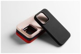 Zadní kryt FIXED MagFlow s podporou MagSafe pro Apple iPhone 15 Pro, růžový