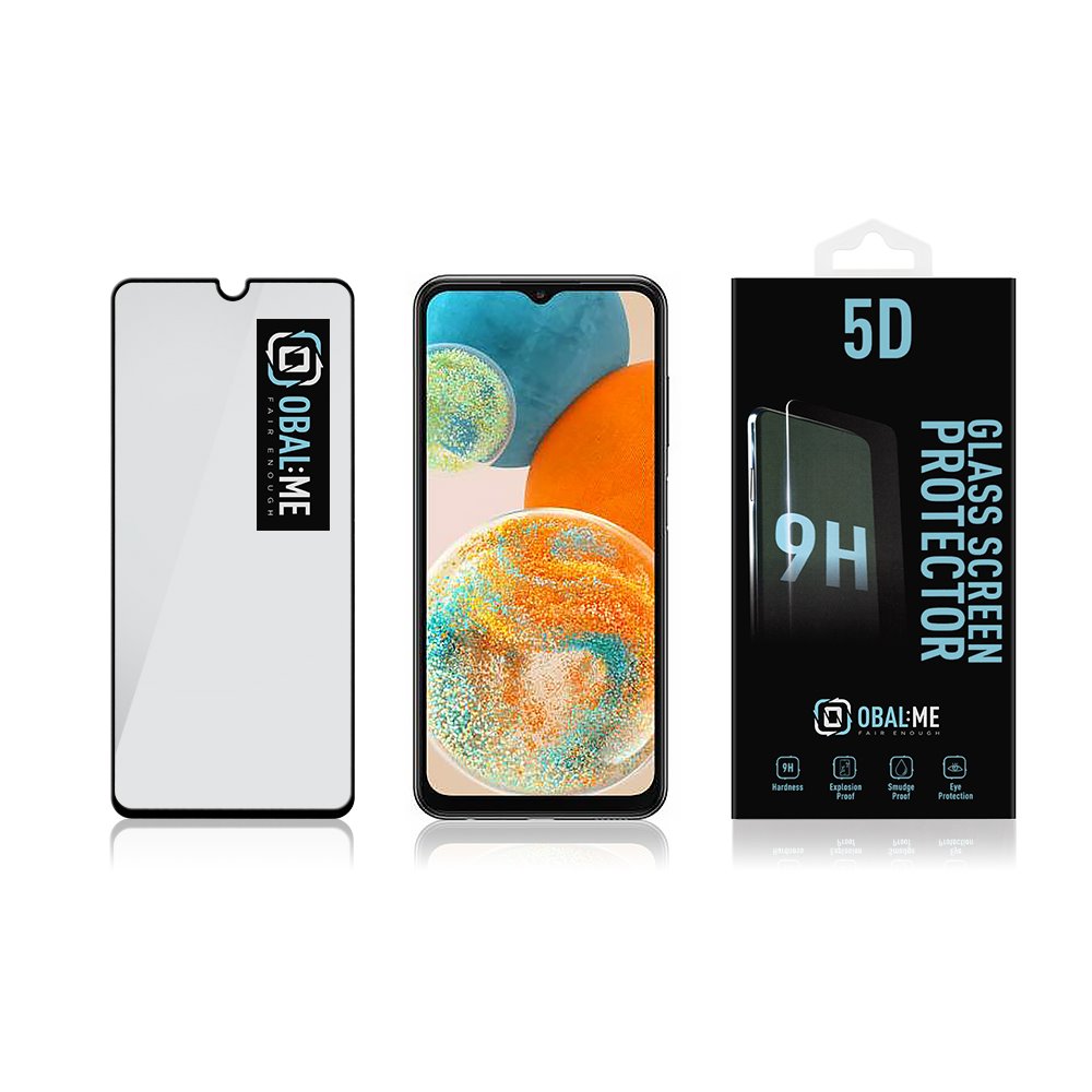 Obal:Me 5D Tvrzené Sklo pro Samsung Galaxy A23 5G Black 
