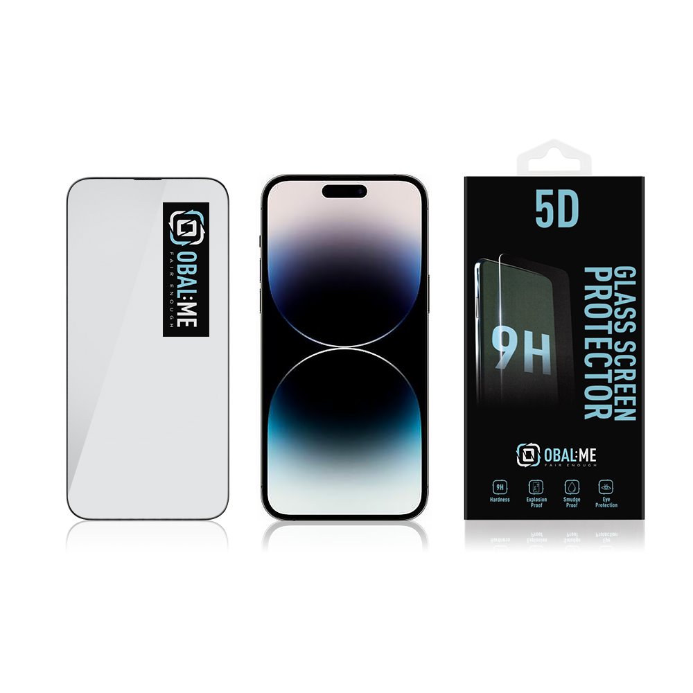 Obal:Me 5D Tvrzené Sklo pro Apple iPhone 14 Pro Max Black