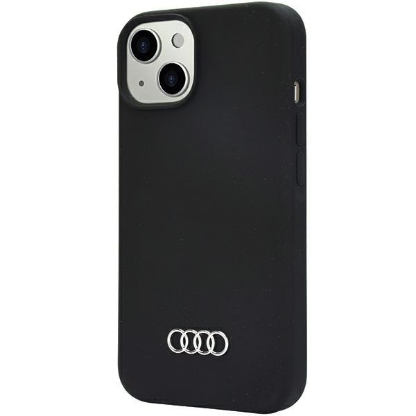 Audi Silicone Zadní Kryt pro iPhone 14 Black