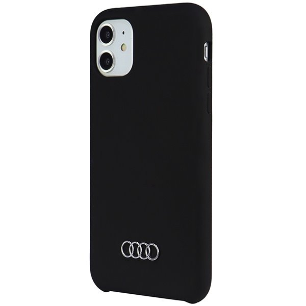 Audi Silicone Zadní Kryt pro iPhone 11/XR Black