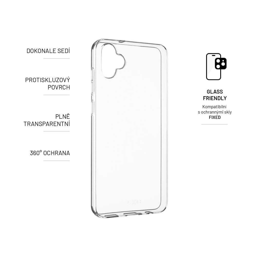 TPU gelové pouzdro FIXED pro Samsung Galaxy A05, čiré