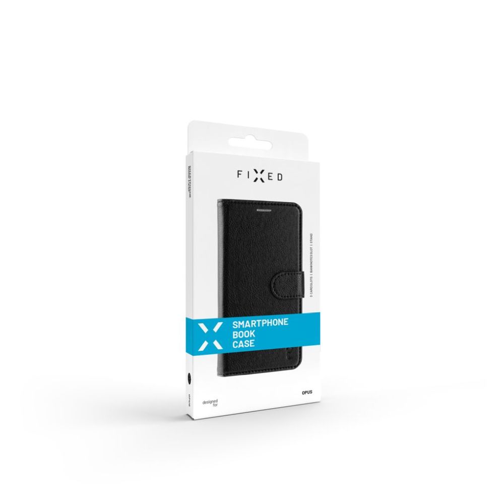 Pouzdro typu kniha FIXED Opus pro TCL 40 NxtPaper 5G, černé