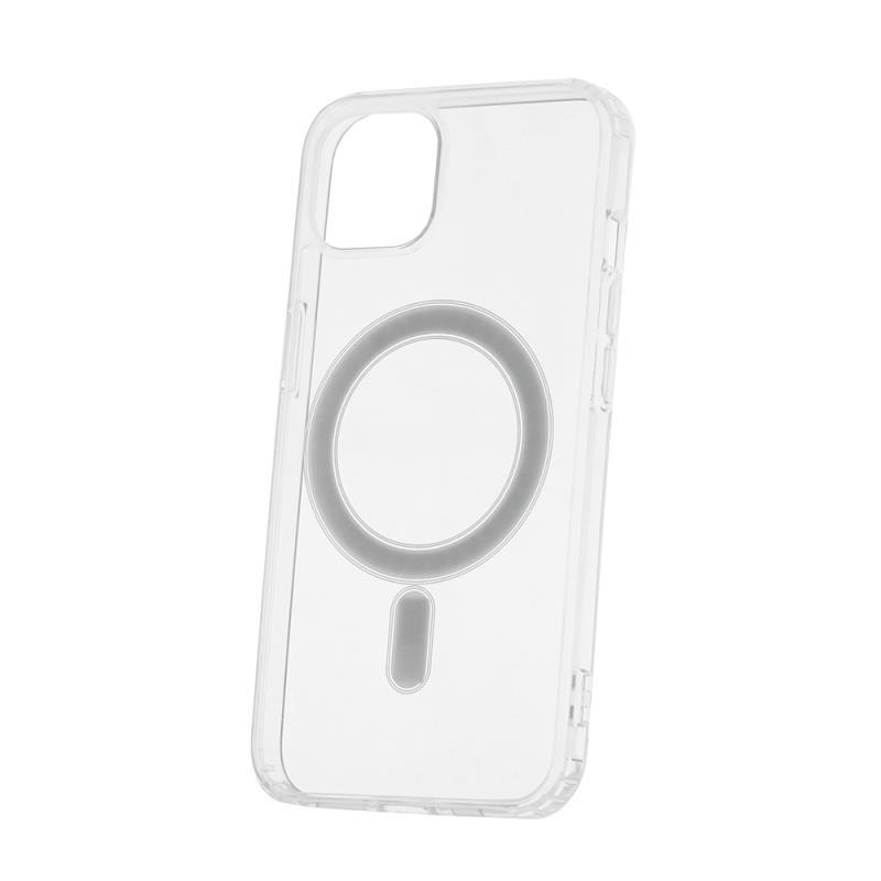 Silikonové TPU pouzdro Mag Anti Shock 1,5 mm pro iPhone 15 Plus transparentní
