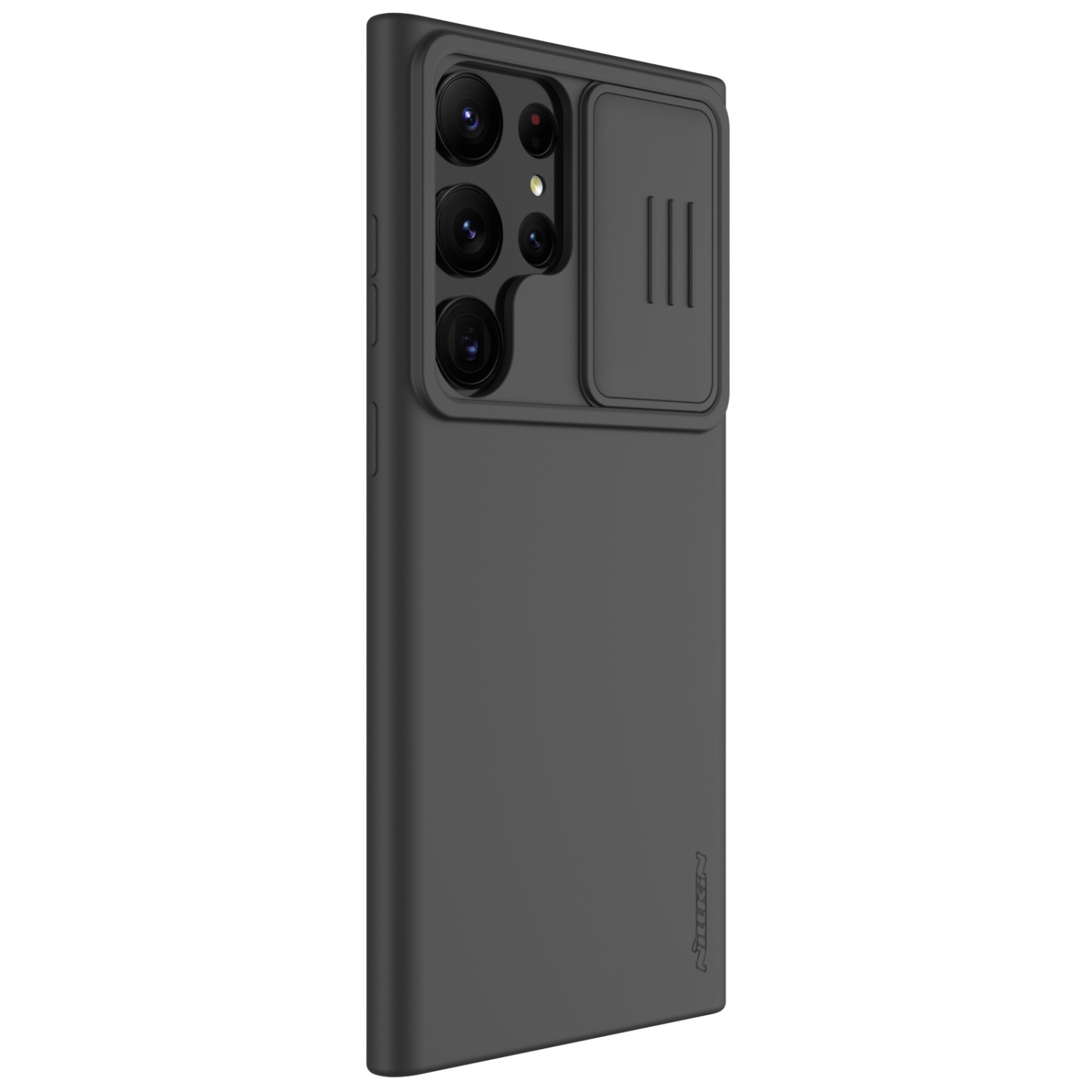 Silikonový kryt Nillkin CamShield Silky pro Samsung Galaxy S23 Ultra, elegant black