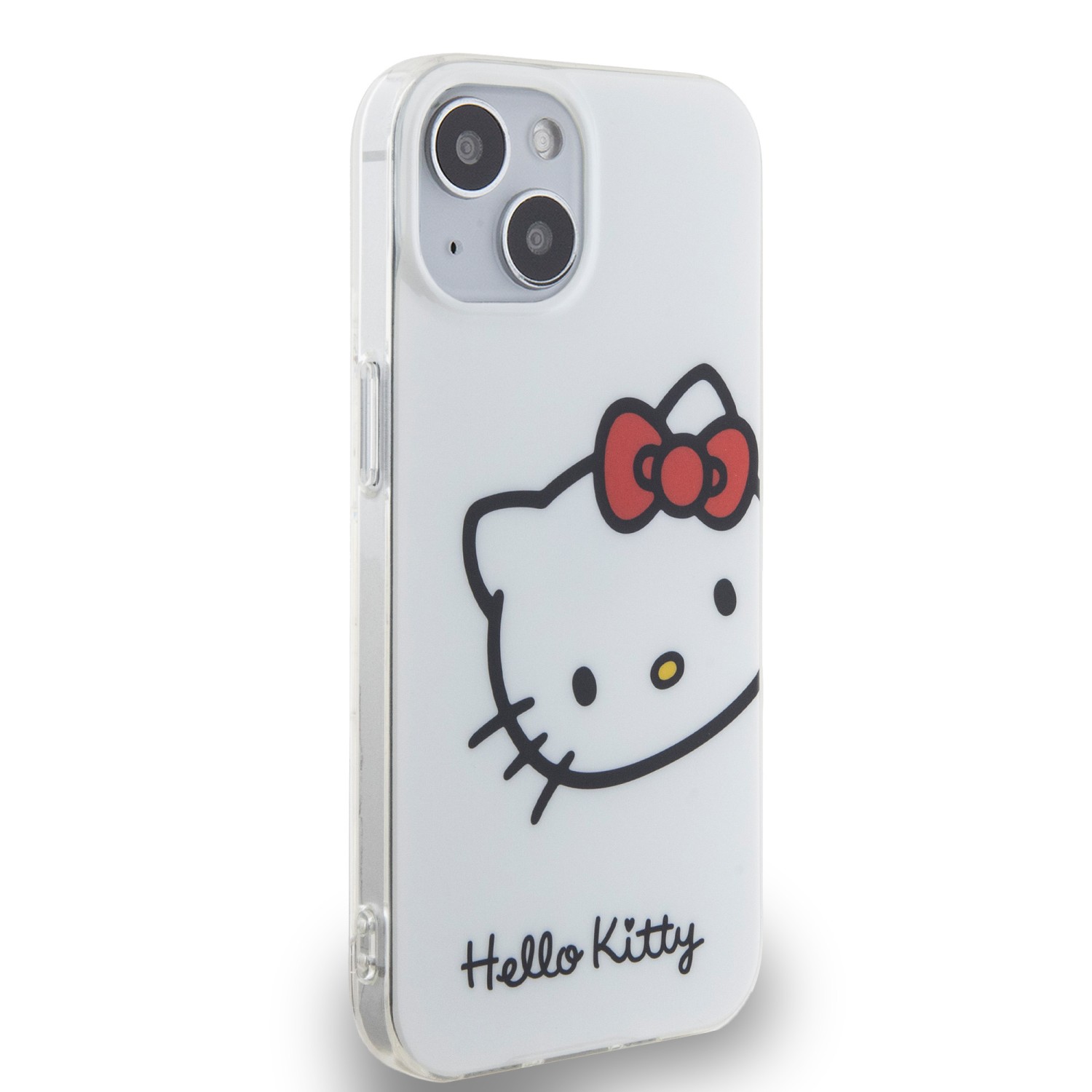 Hello Kitty IML Head Logo Zadní Kryt pro iPhone 13 White 