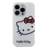 Hello Kitty IML Head Logo Zadní Kryt pro iPhone 15 Pro White 