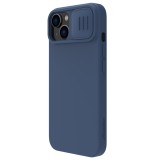 Nillkin CamShield Silky Silikonový Kryt pro Apple iPhone 15 Midnight Blue