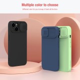 Nillkin CamShield Silky Silikonový Kryt pro Apple iPhone 15 Midnight Blue