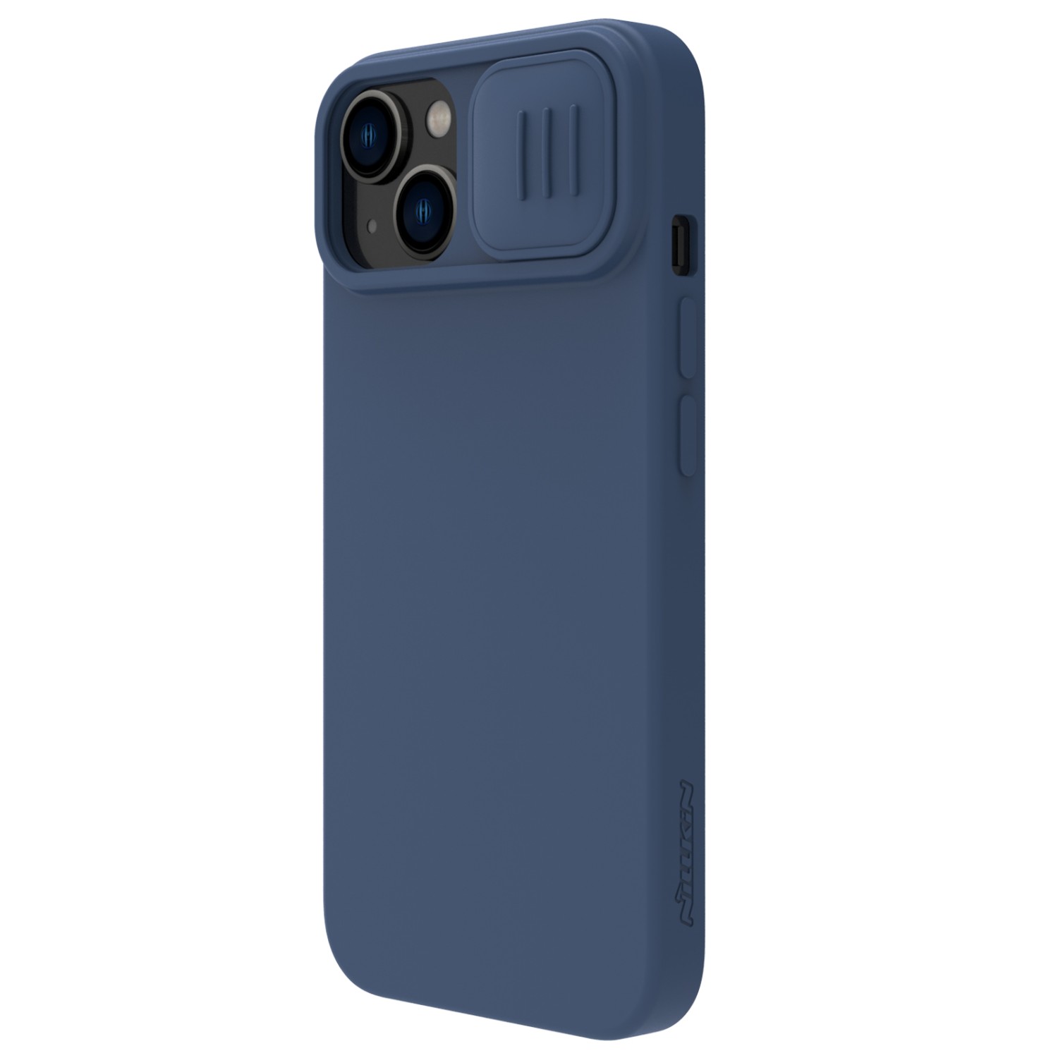 Nillkin CamShield Silky Silikonový Kryt pro Apple iPhone 15 Midnight Blue