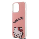 Hello Kitty IML Daydreaming Logo Zadní Kryt pro iPhone 15 Pro Max Pink