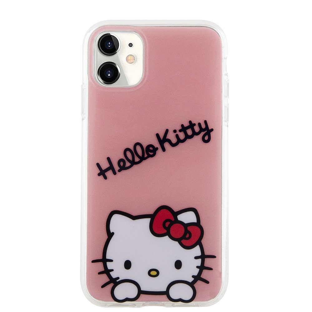 Zadní kryt Hello Kitty IML Daydreaming Logo pro Apple iPhone 11, růžová