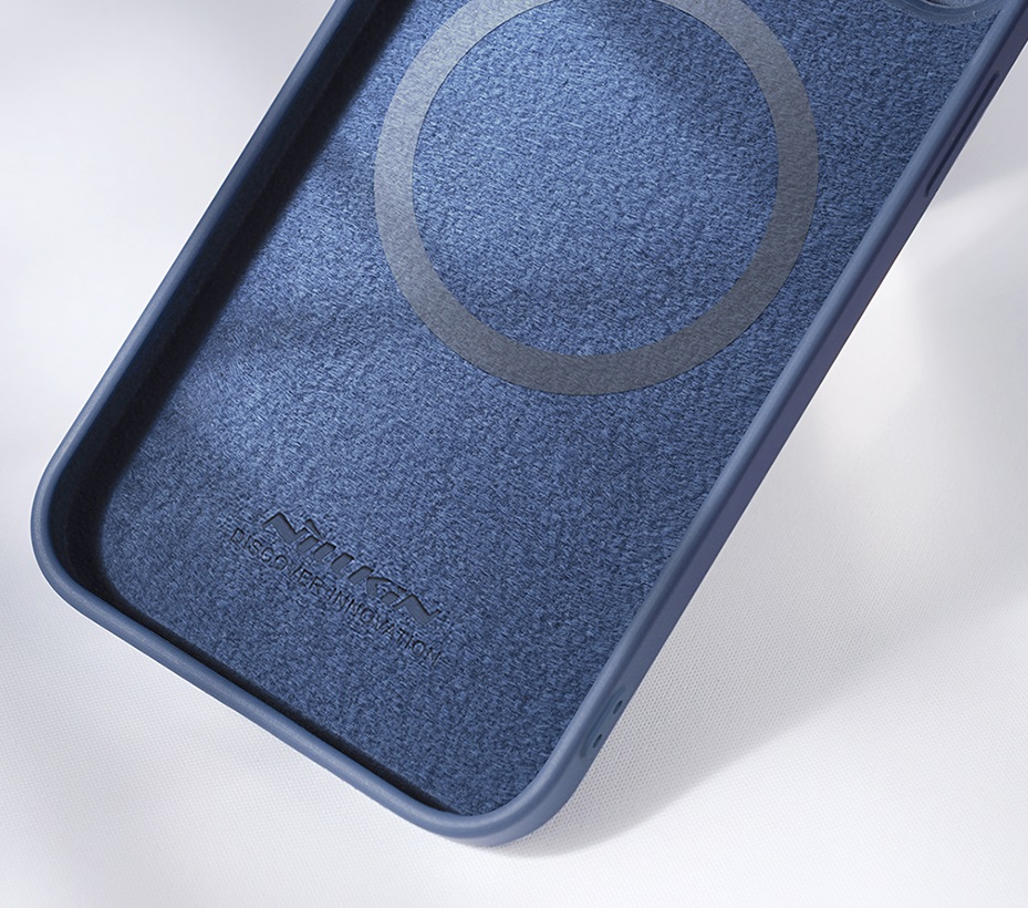 Nillkin CamShield Silky Magnetic Silikonový Kryt pro Apple iPhone 15 Pro Max Black